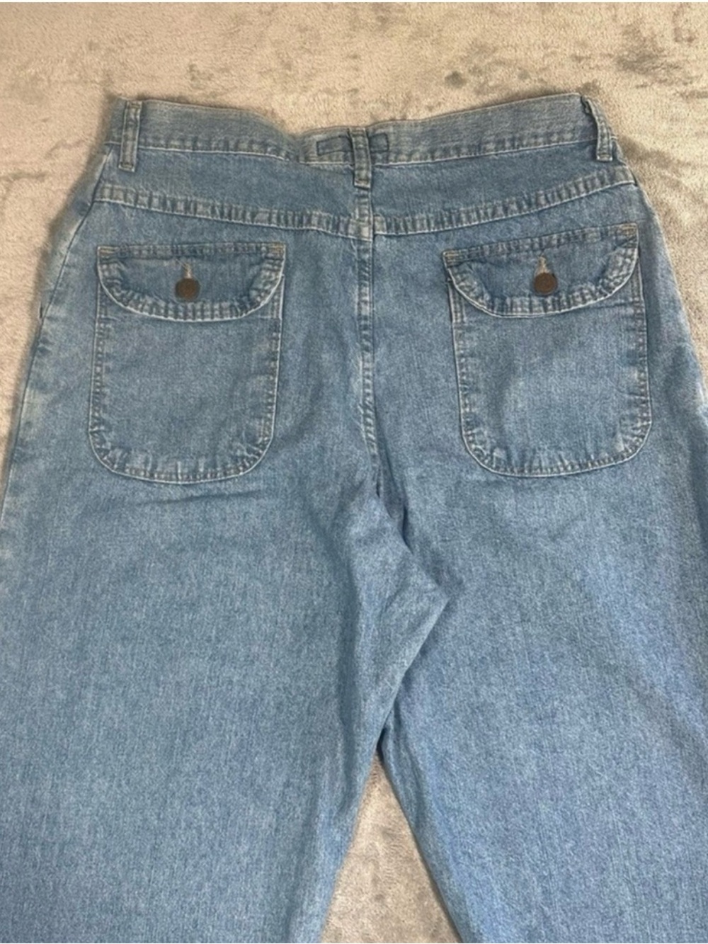 Vintage Wrangler For Women Jeans Size 12 100% Cotton USA - Picture 4 of 12